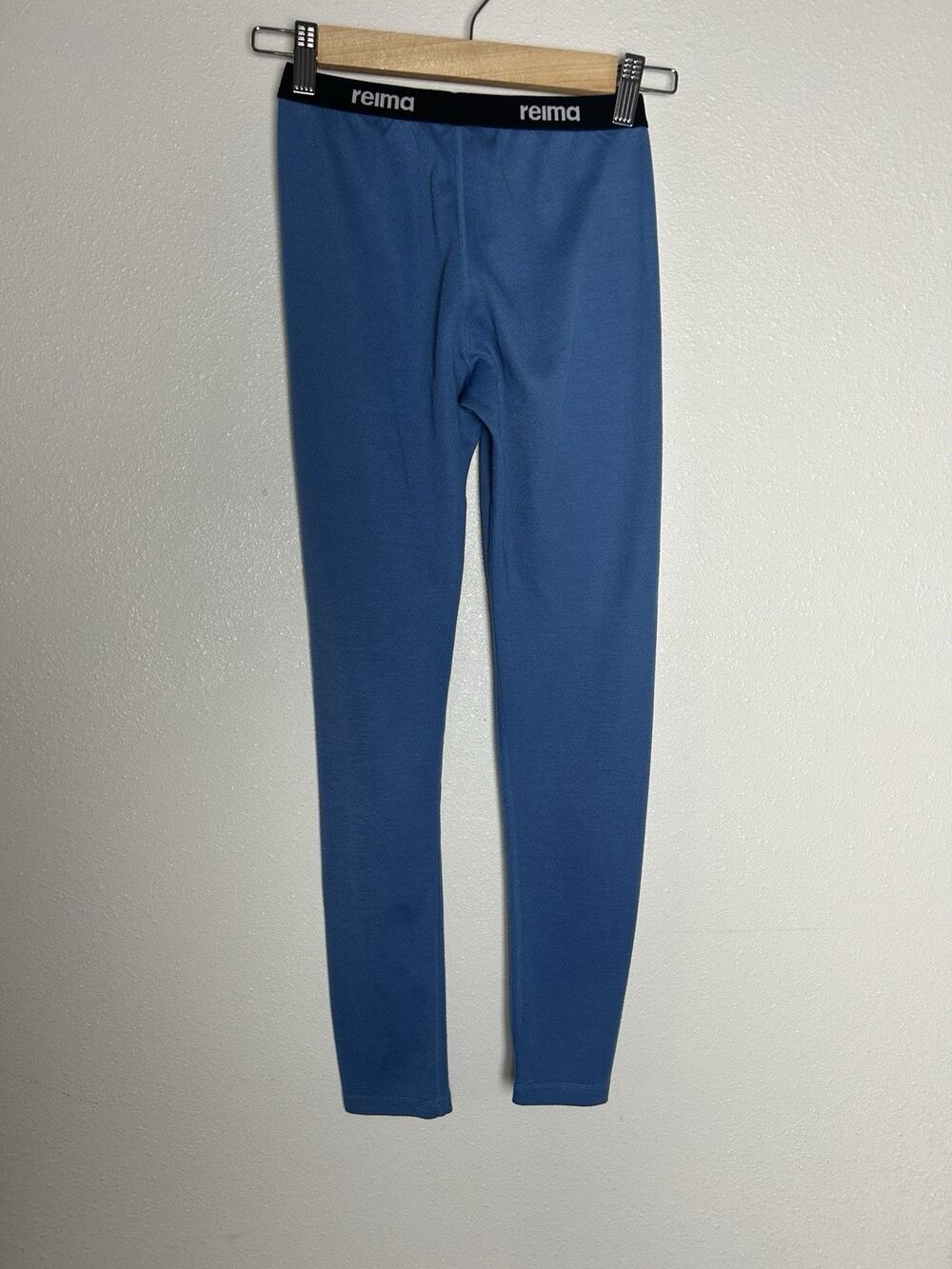 Reima 'Lani' Moisture Wicking Thermolite Base Layer Pants Blue Kids Medium